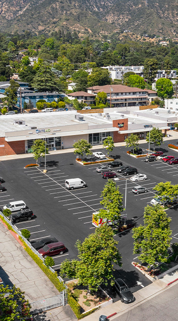 Altadena retail complex featuring Rite Aid store