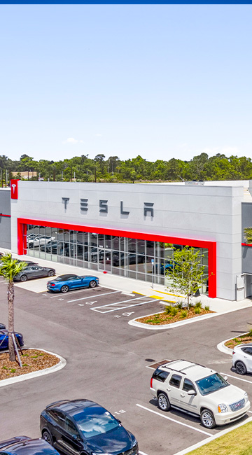 Tesla dealership in Jacksonville, Florida 