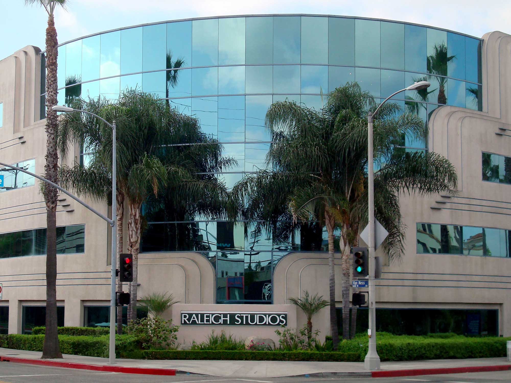 Raleigh Studios production offices on Melrose Ave.