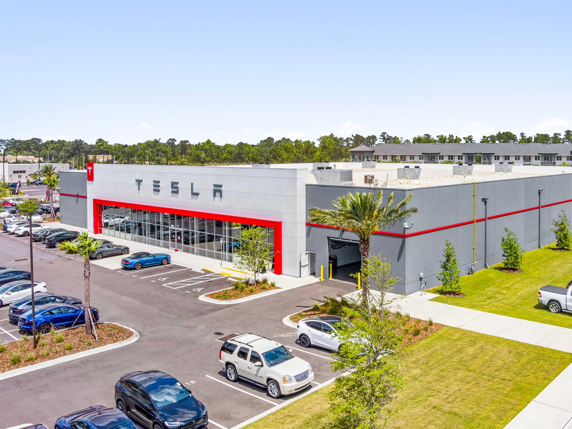 Tesla dealership in  Jacksonville, Florida 